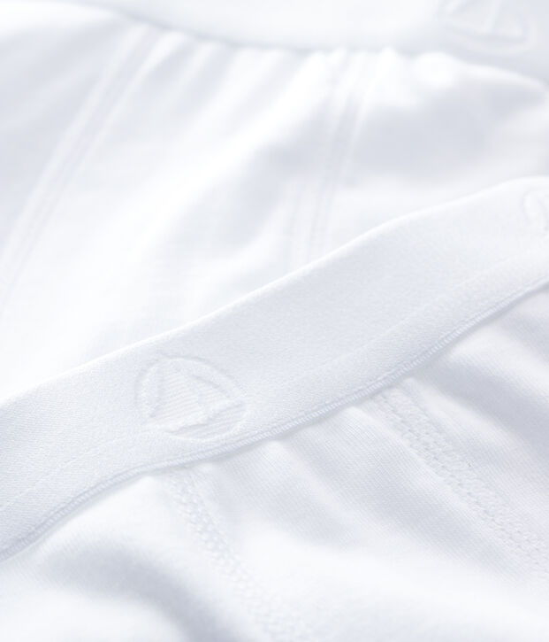 Lote de 2 b&oacute;xers blancos de chico multicolor