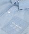 Camisa infantil de algod&oacute;n de manga corta azul