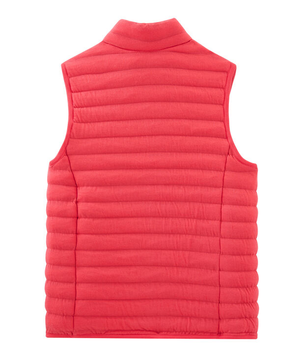 Chaleco anorak de t&uacute;bico para mujer rojo