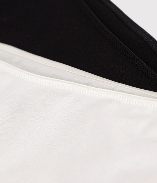 Juego de 2 culottes lisos de algod&oacute;n y elastano para ni&ntilde;a multicolor