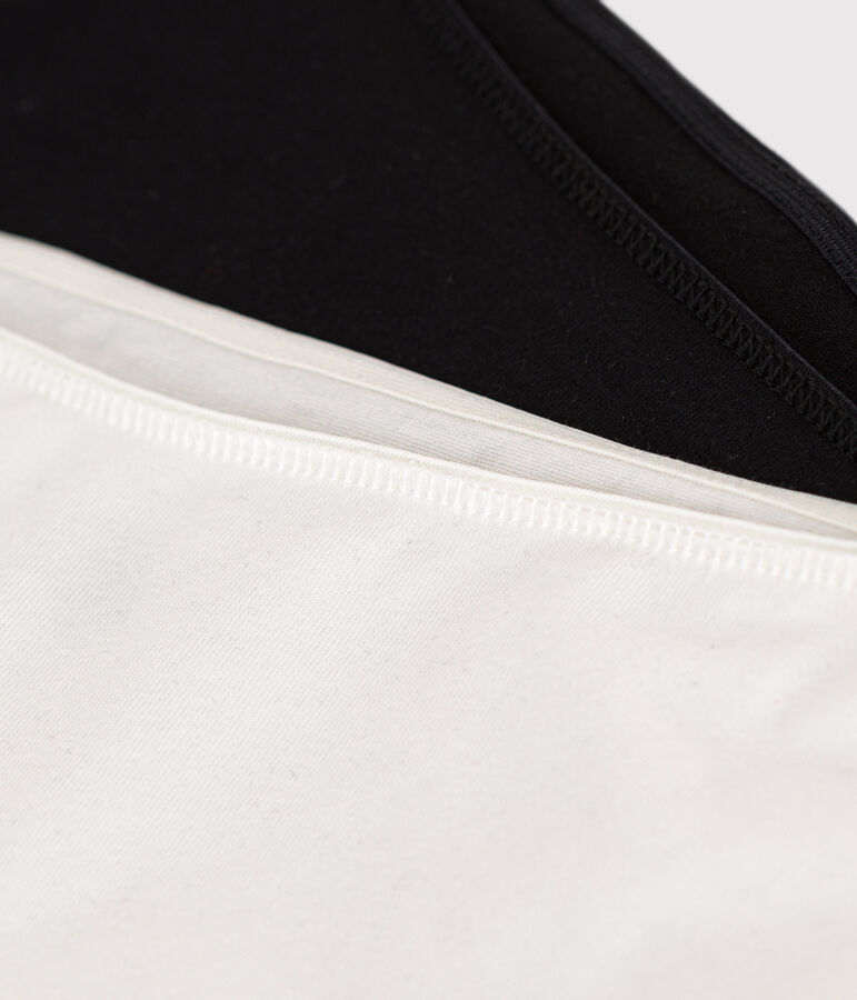 Juego de 2 culottes lisos de algod&oacute;n y elastano para ni&ntilde;a multicolor