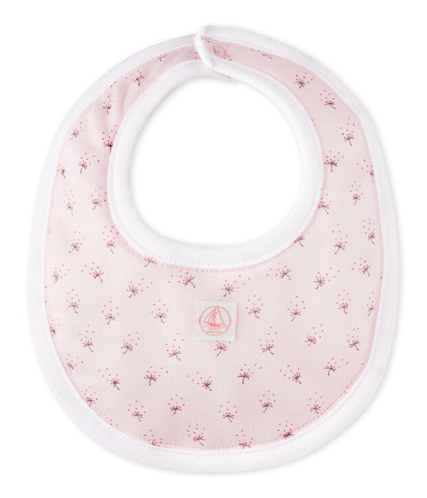 Babero beb&eacute; mixto estampado rosa/multicolor