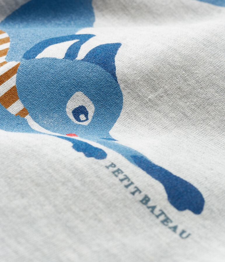 Camiseta de manga larga para beb&eacute; ni&ntilde;o gris