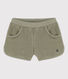 Shorts de rizo para niña