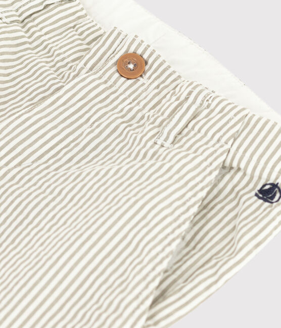 Bermudas milrayas para niño MARECAGE/ MARSHMALLOW