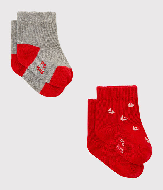 Lote de 2 pares de calcetines para bebé niño variante 2
