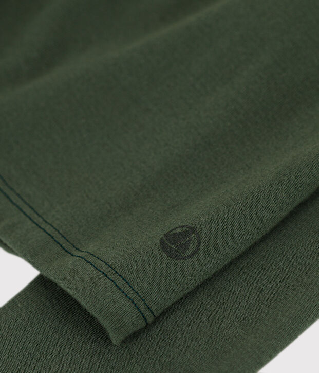 Camiseta L'ICONIQUE de algod&oacute;n con cuello redondo para mujer verde