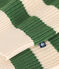 Jersey de algodón con cremallera en el cuello para niño verde PALMERAIE/ AVALANCHE