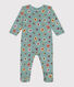 Pijama de algodón con abertura trasera y estampado de mariquitas para bebé