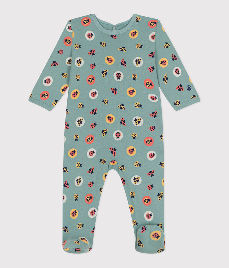 Pijama de algod&oacute;n con abertura trasera y estampado de mariquitas para beb&eacute; PAUL/ JOHN/ MULTICO