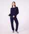 Pijama liso de rizo de algod&oacute;n para mujer SOIR