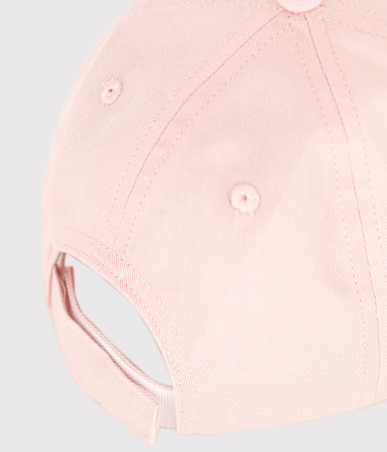 Gorra infantil de tejido vaquero rosa rosa