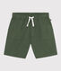 Pantalón corto infantil de sarga de algodón y lino