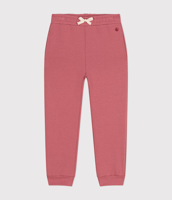 Pantalón de chándal de muletón para niña rosa ROSEWOOD