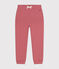 Pantalón de chándal de muletón para niña rosa ROSEWOOD