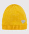 Gorro para niña amarillo BOUDOR/ ARGENT
