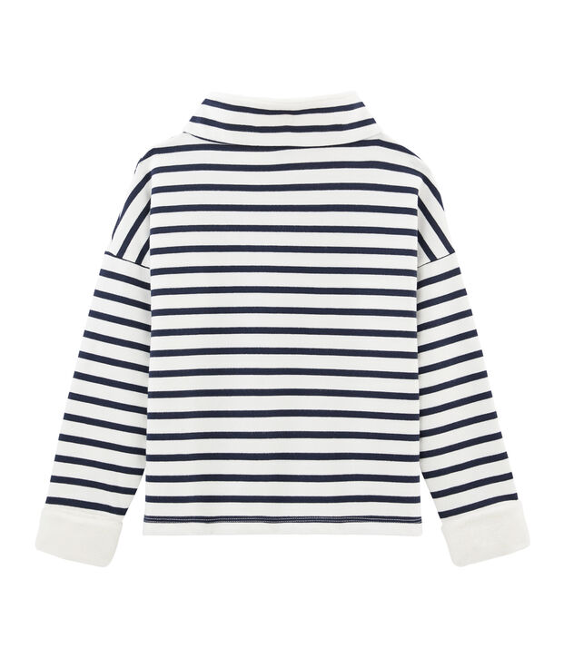 Sudadera de ni&ntilde;o blanco/azul
