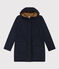 Gabardina con forro de sherpa de mujer azul SMOKING