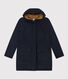 Gabardina con forro de sherpa de mujer