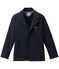 Chaqueta en jersey tupido para niño azul SMOKING