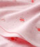 Muselina estampada para bebé unisex rosa VIENNE/blanco MULTICO