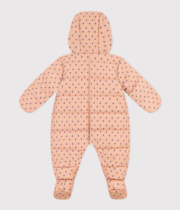 Buzo estampado de beb&eacute;. beige/multicolor