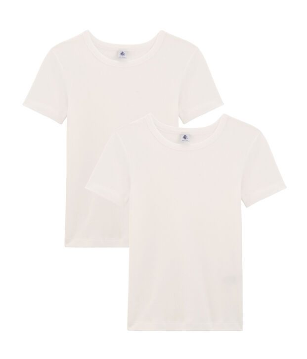 Juego de 2 camisetas de manga corta ic&oacute;nicas para mujer multicolor