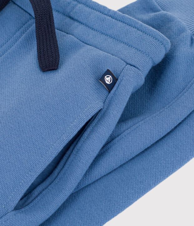 Pantal&oacute;n infantil de jogging de algod&oacute;n azul