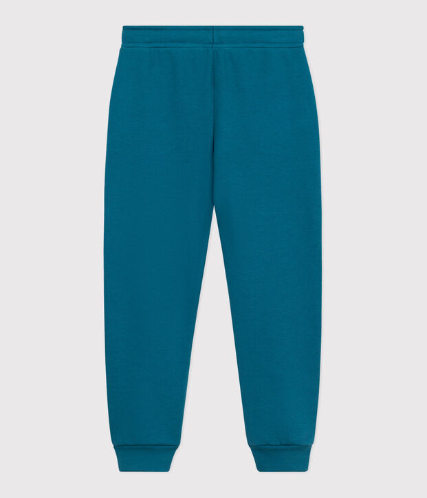 Pantal&oacute;n infantil de jogging liso de algod&oacute;n verde
