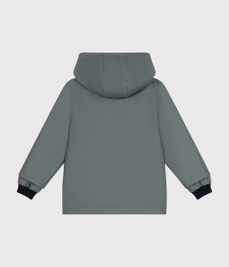 Impermeable emblem&aacute;tico reciclado para ni&ntilde;a/ni&ntilde;o verde THUYA