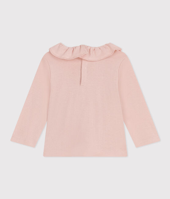 Blusa de algodón de manga larga para bebé rosa SALINE