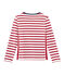 Jersey marinero para mujer rojo TERKUIT/blanco MARSHMALLOW