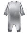 Pijama sin pies de túbico para bebé niño blanco MARSHMALLOW/azul SMOKING CN
