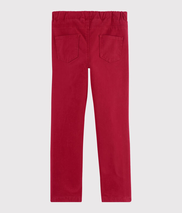 Pantal&oacute;n c&aacute;lido de ni&ntilde;o rojo