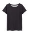 Camiseta maxi para mujer en túbico extrafino chiné gris CITY CHINE