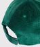Gorra infantil de pana lisa verde