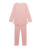 Pijama milrayas para niña rosa GRETEL/blanco LAIT