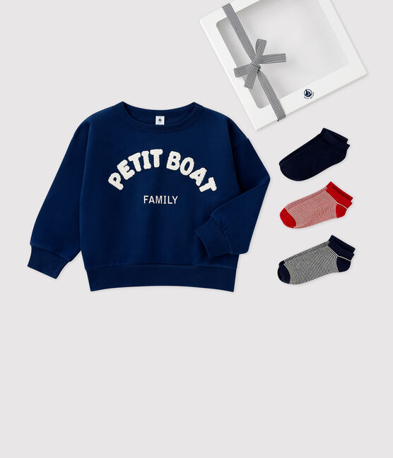 Estuche de regalo con sudadera y calcetines para niño variante 1