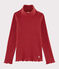 Jersey de cuello alto para niña rojo TERKUIT