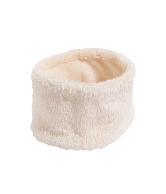 Cuello para bebé niña blanco MARSHMALLOW