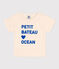 Camiseta de manga corta de punto con motivo para bebé crudo AVALANCHE