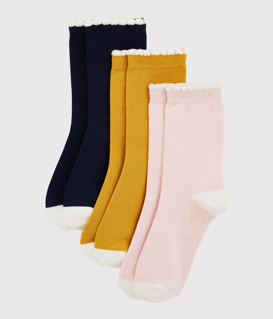 Juego de 3 pares de calcetines de niña variante 1