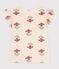 Camiseta estampada de algodón para niña blanco AVALANCHE+ENNEIGE/ MULTICO
