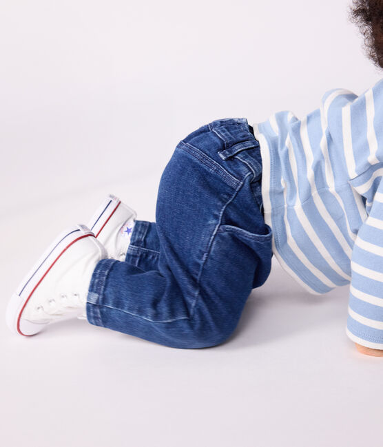 Pantalón denim para bebé azul DENIM MOYEN