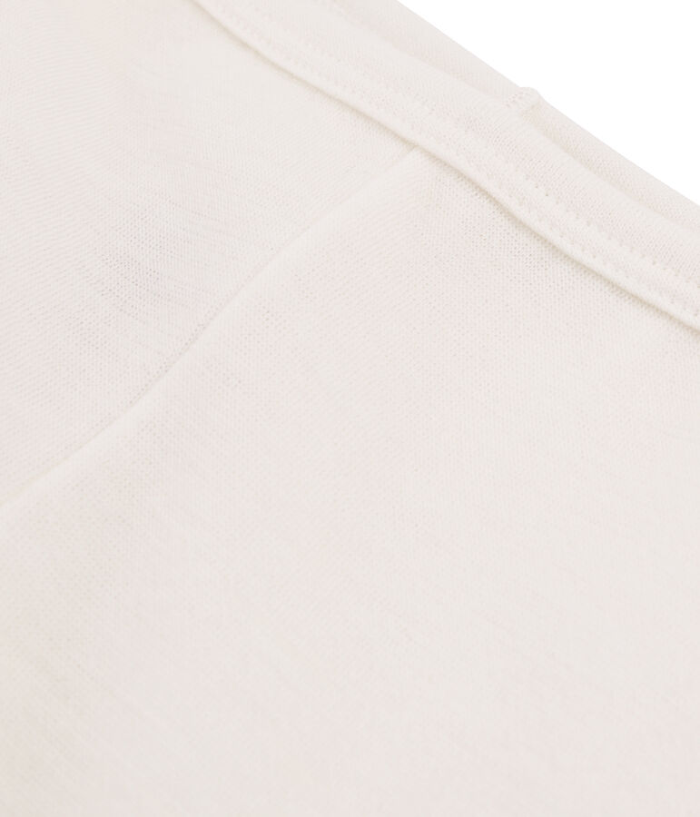 Leggings infantiles de lana y algod&oacute;n beige