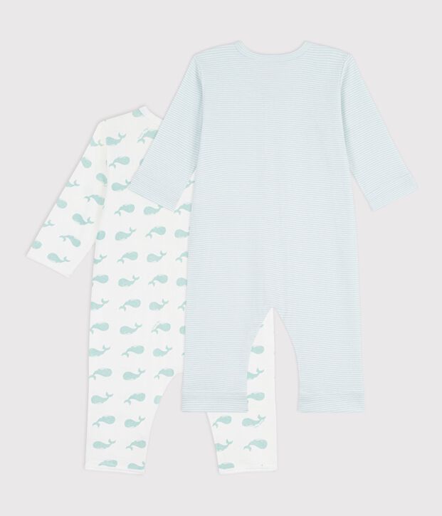 Juego de pijamas sin pies de algod&oacute;n estampado para beb&eacute; multicolor