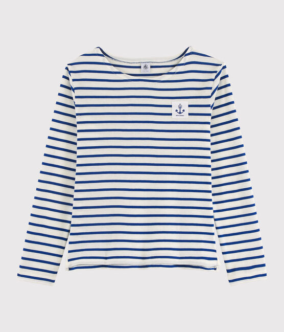 Marinera ligera "Cœur" para mujer blanco MARSHMALLOW/azul SURF