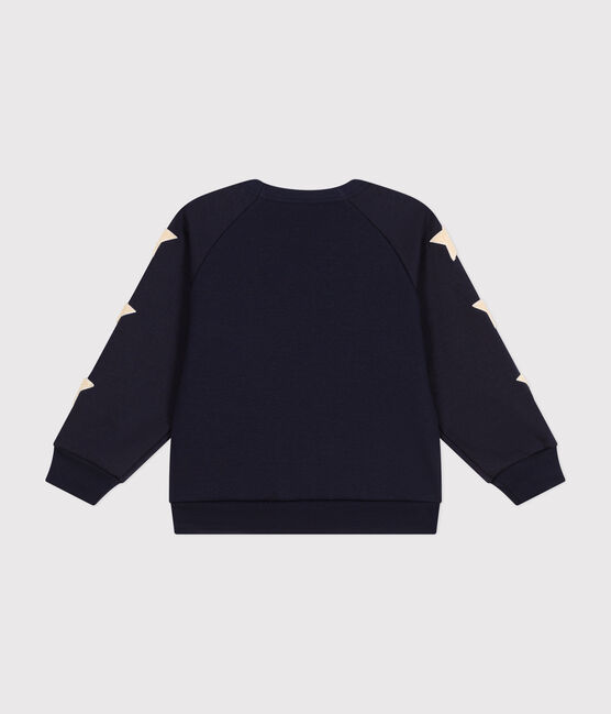 Sudadera de felpa cálida para niño azul SMOKING
