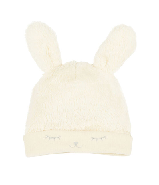 Gorro para bebé niña con forro polar blanco MARSHMALLOW