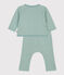 Conjunto de túbico acolchado para bebé verde PAUL